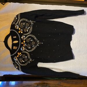 Vintage beaded sweater